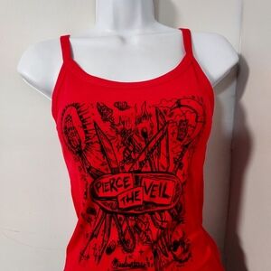 Pierce the Veil misadventures tank top pierce the veil Crop Top Ptv Shirt